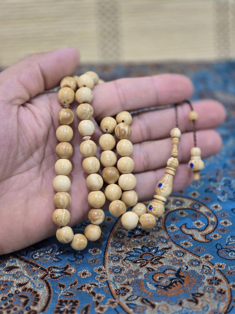 مسباح خشب الكوك مدور