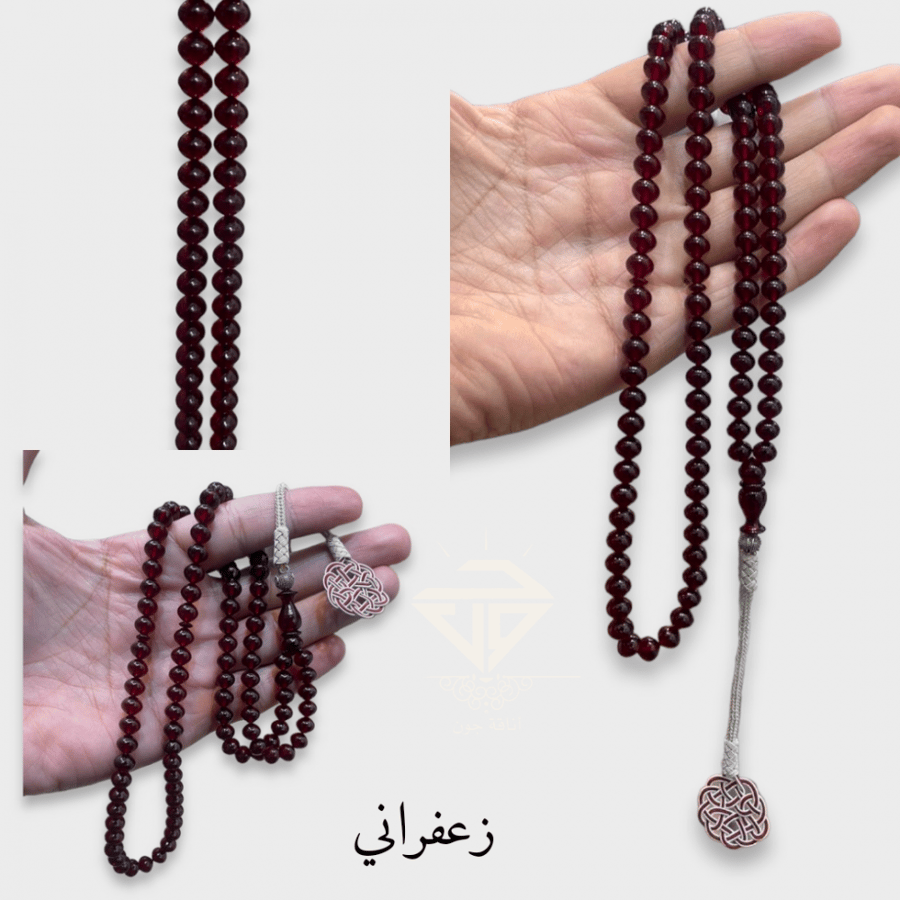 Saffron-colored German rosary