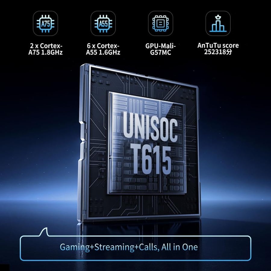 تابلت T12 جي تاب ‎10.1‎ إنش 4GB+128GB أندرويد 15 – G-Tab T12