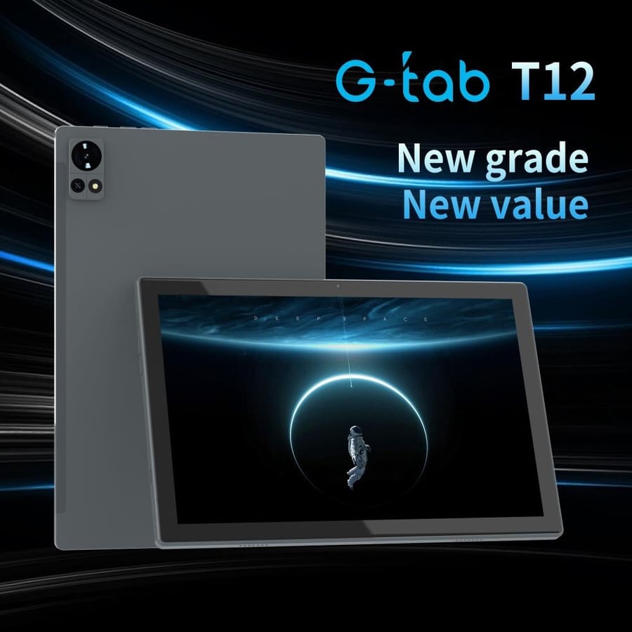 تابلت T12 جي تاب ‎10.1‎ إنش 4GB+128GB أندرويد 15 – G-Tab T12