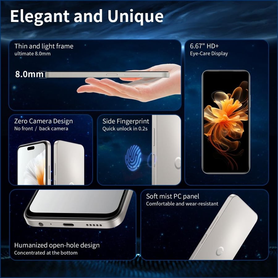 جوال جي تاب X Securix (بدون كاميرا وبدون GPS) ذاكرة 256GB ورام 8GB يدعم NFC وأندرويد 15