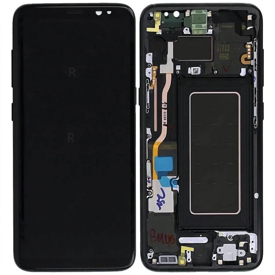 شاشة سامسونج Galaxy S8 G950F LCD كاملة مع الإطار واللمس – أسود GH97-20457A