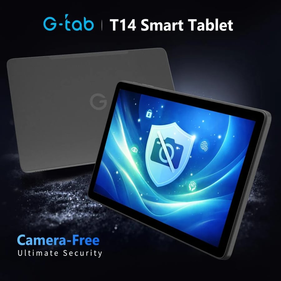 G-Tab T14 Tablet 10.1 Inch 4GB+128GB Camera-Free Android 16