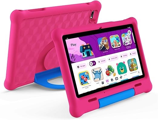 جي تاب , G-tab C10 Kids جهاز لوحي بشاشة IPS 10.1 , معالج رباعي , ذاكرة داخلية 64 ,  رام 4 +4 جيجا بايت , واي فاي 5G