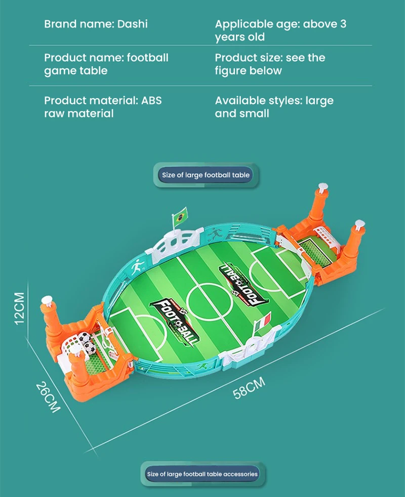 Table football game, the interactive platform for children, one of the sweetest competitive games for children