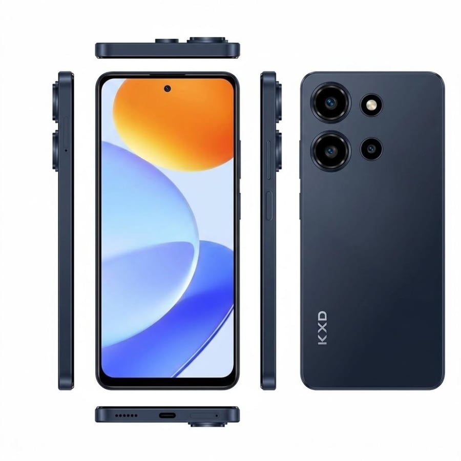 هاتف KXD A11 بشاشة 6.7 إنش وذاكرة 128GB ونظام أندرويد 13 ودعم 4G