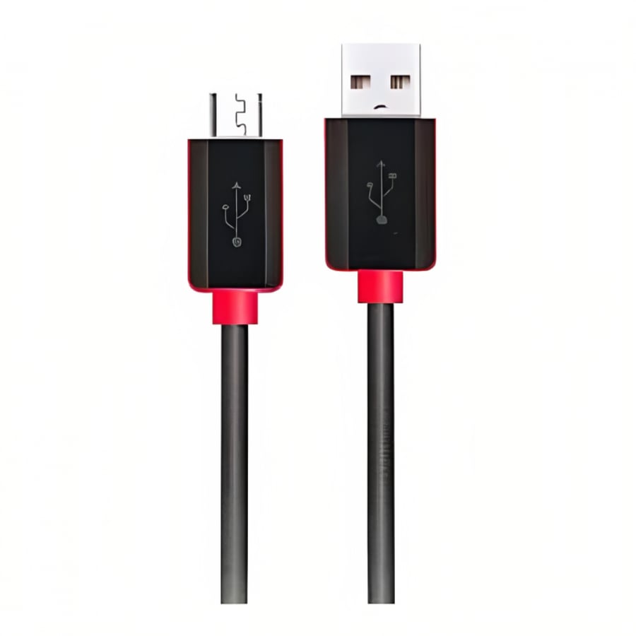كابل شحن ومزامنة بيانات باور لاين بمنفذ مايكرو USB