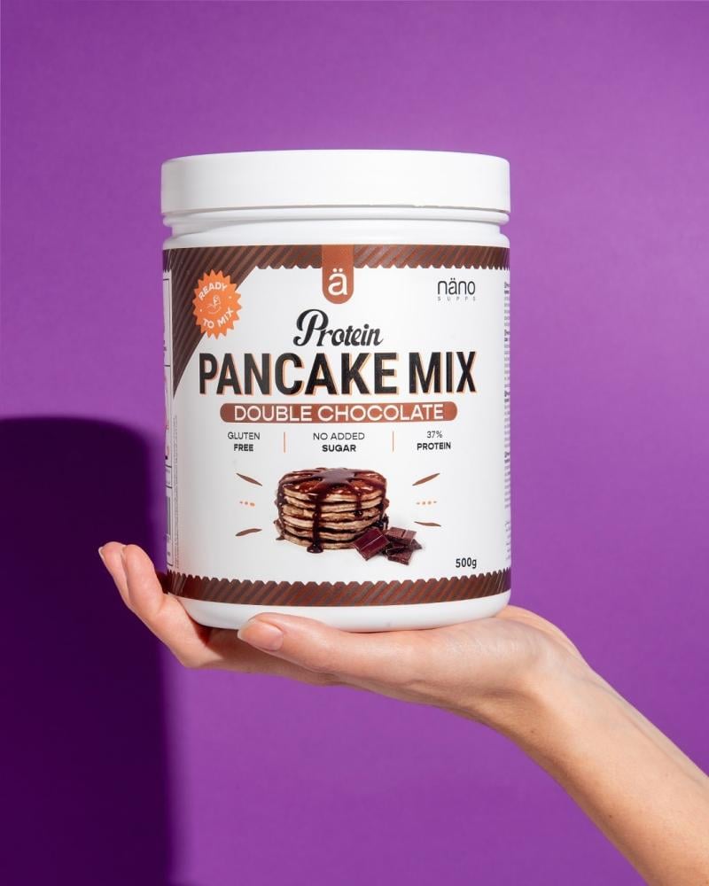 خليط بانكيك بروتين بنكهة الشوكولاتة Nano Supps Pancake Mix 500g