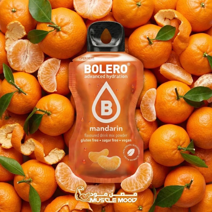 بوليرو منكهات الماء بنكهة(التانج) BOLERO Mandarin – عبوة واحدة 9 جم