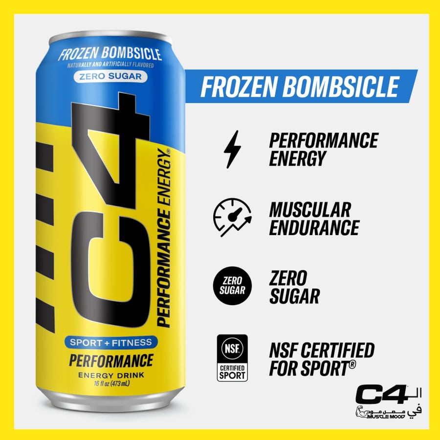 كرتون12حبة-مشروب الطاقة C4-سيليكور سي فور.(توت أزرق -بلوبيري!)-Cellucor C4 Performance Energy Drink,Original