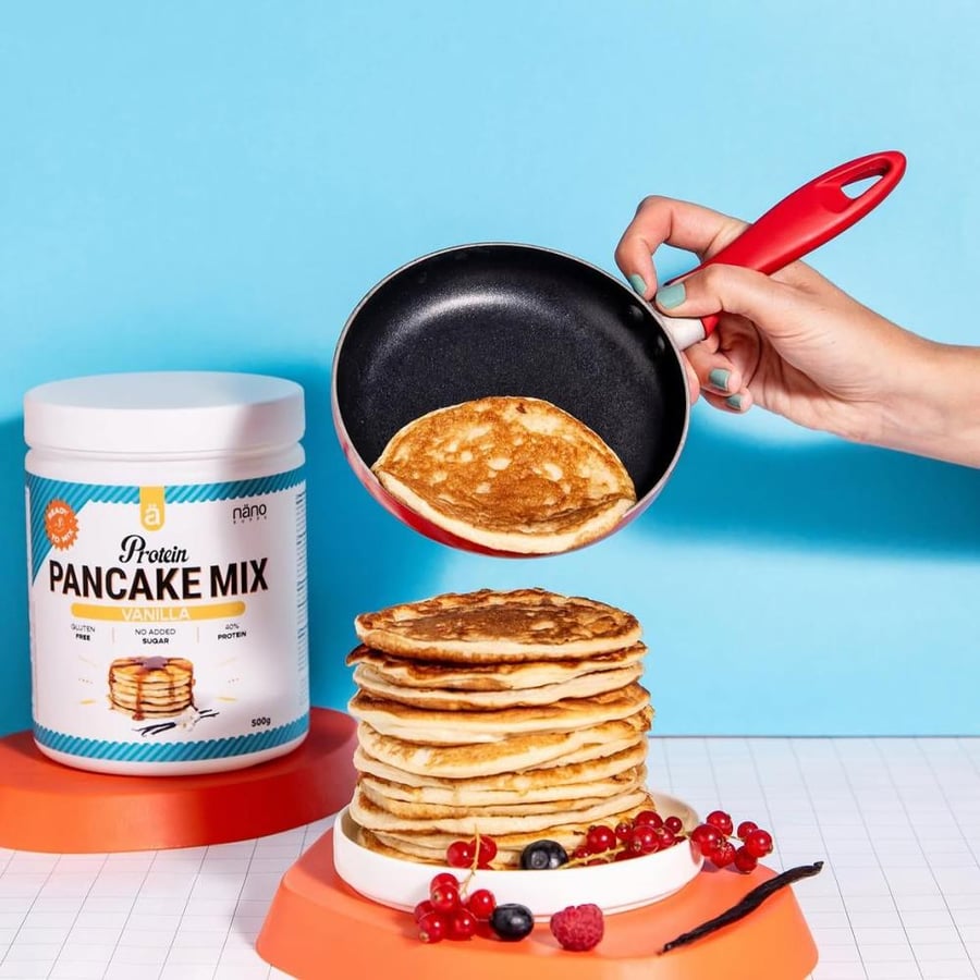 خليط بانكيك بروتين بنكهة الفانيلا Nano Supps Pancake Mix 500g