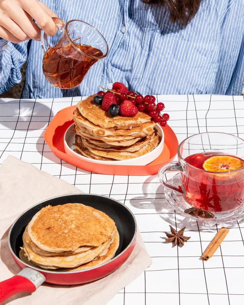 خليط بانكيك بروتين بنكهة سينامون رول Nano Supps Pancake Mix 500g