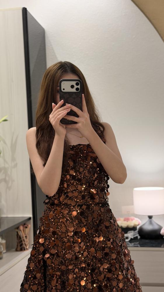 فستان ريفانا Bronze Muse Dre