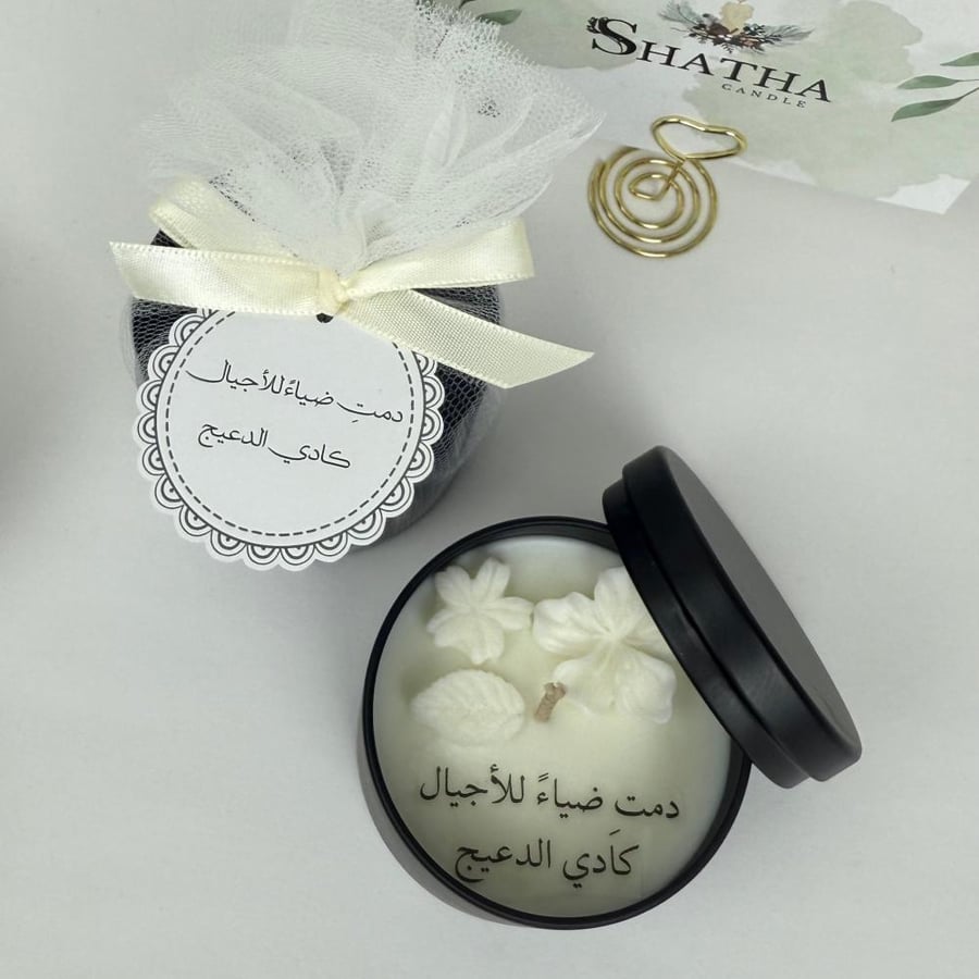 شمعة روز الحجم الصغير