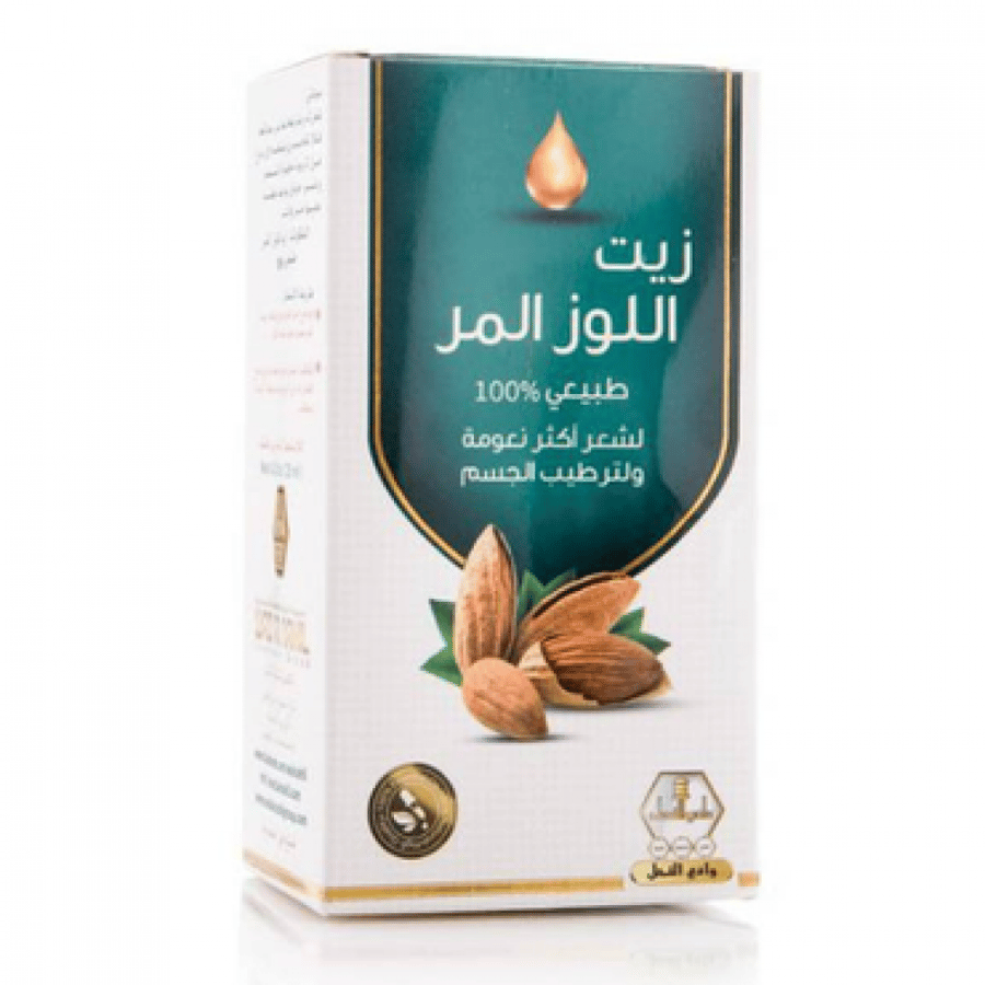 وادي النحل زيت اللوز المر 125مل