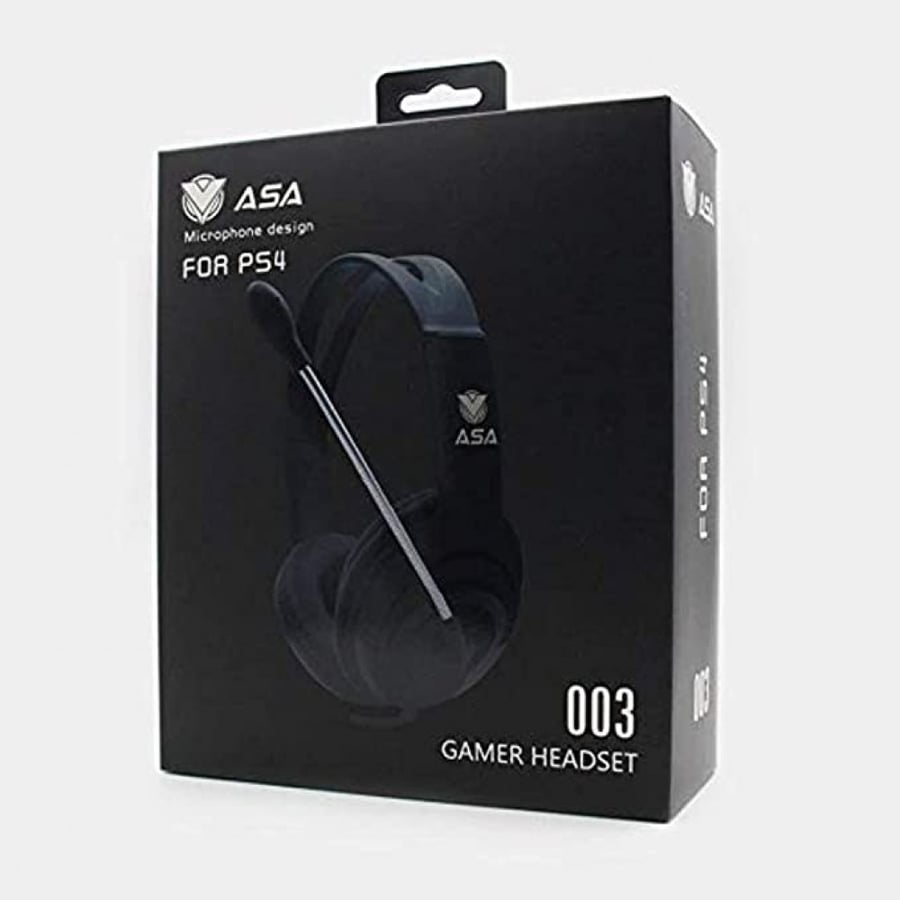 ASA - 003 سماعة الألعاب السلكية فوق الأذن مع ميكروفون ملؤن