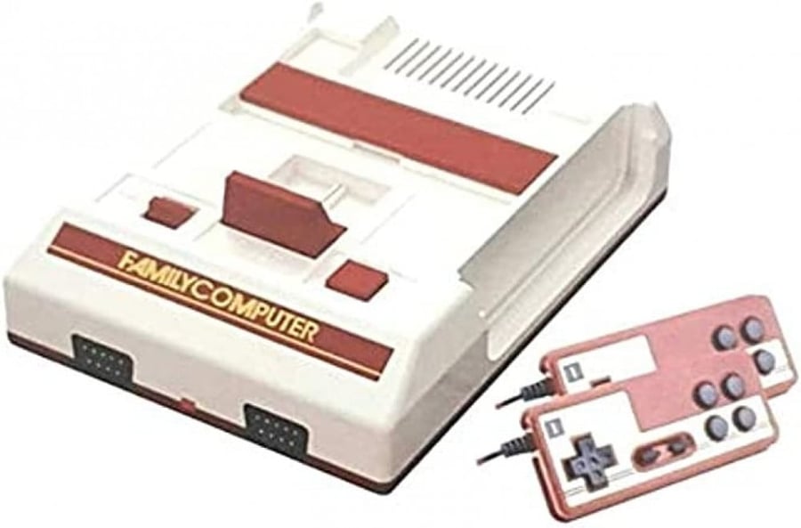 Video game device from Family Computer for classic games