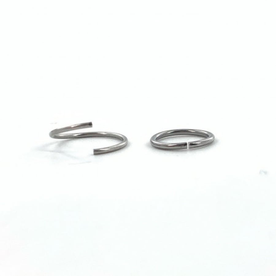 20g Silver Hoop Bendable