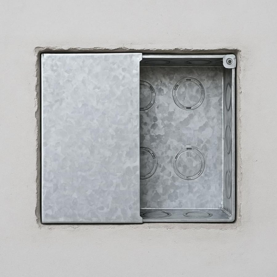 قسام حديد (450×450×100×0.9) - مم غاطس