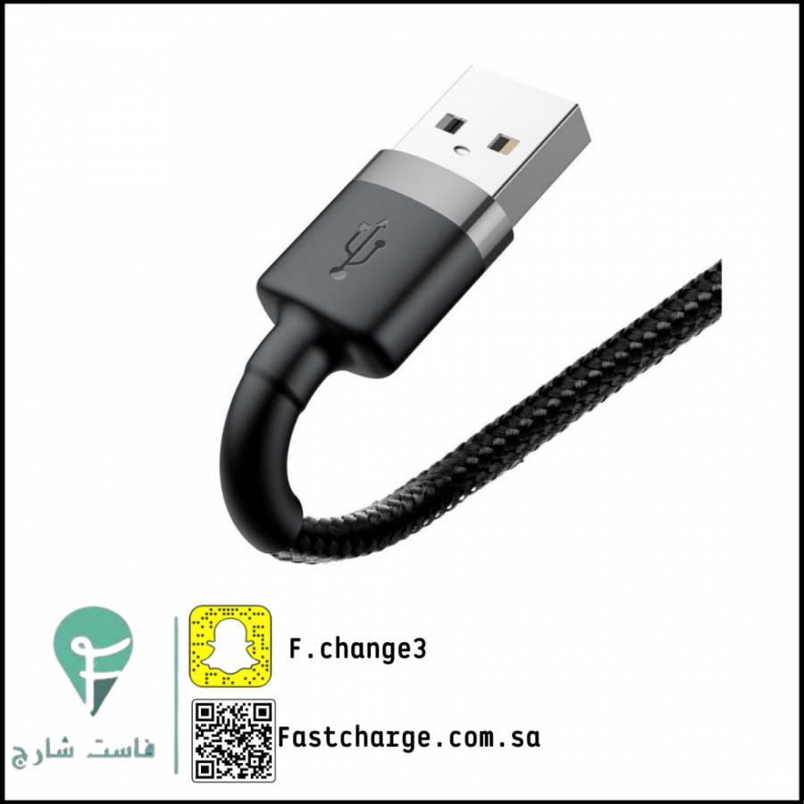 كيبل شحن مايكرو ضد القطع من جينيز طول 1متر