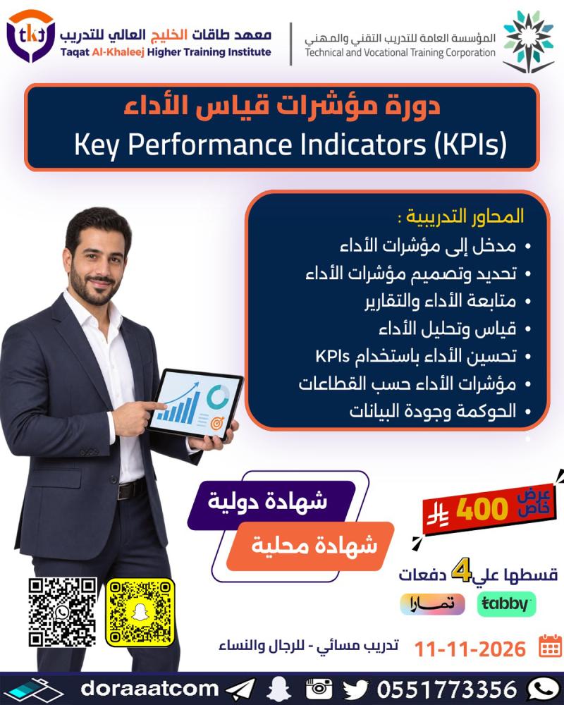 دورة مؤشرات قياس الأداء KPIs