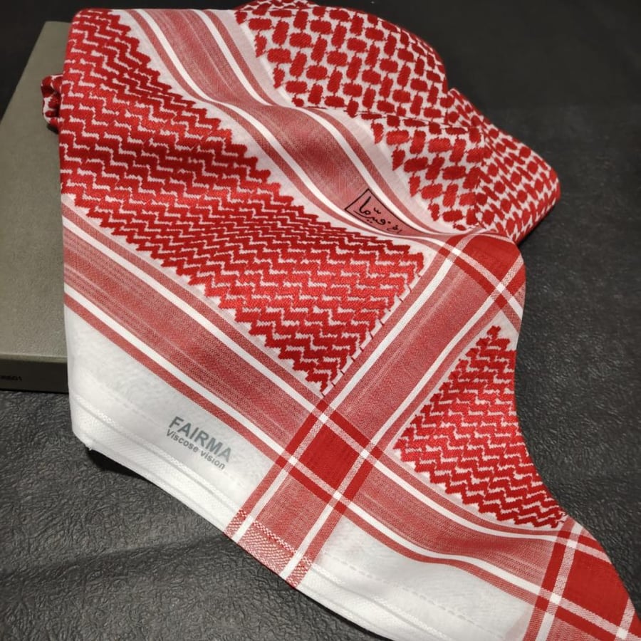 شماغ فايرما احمر غامق 2026