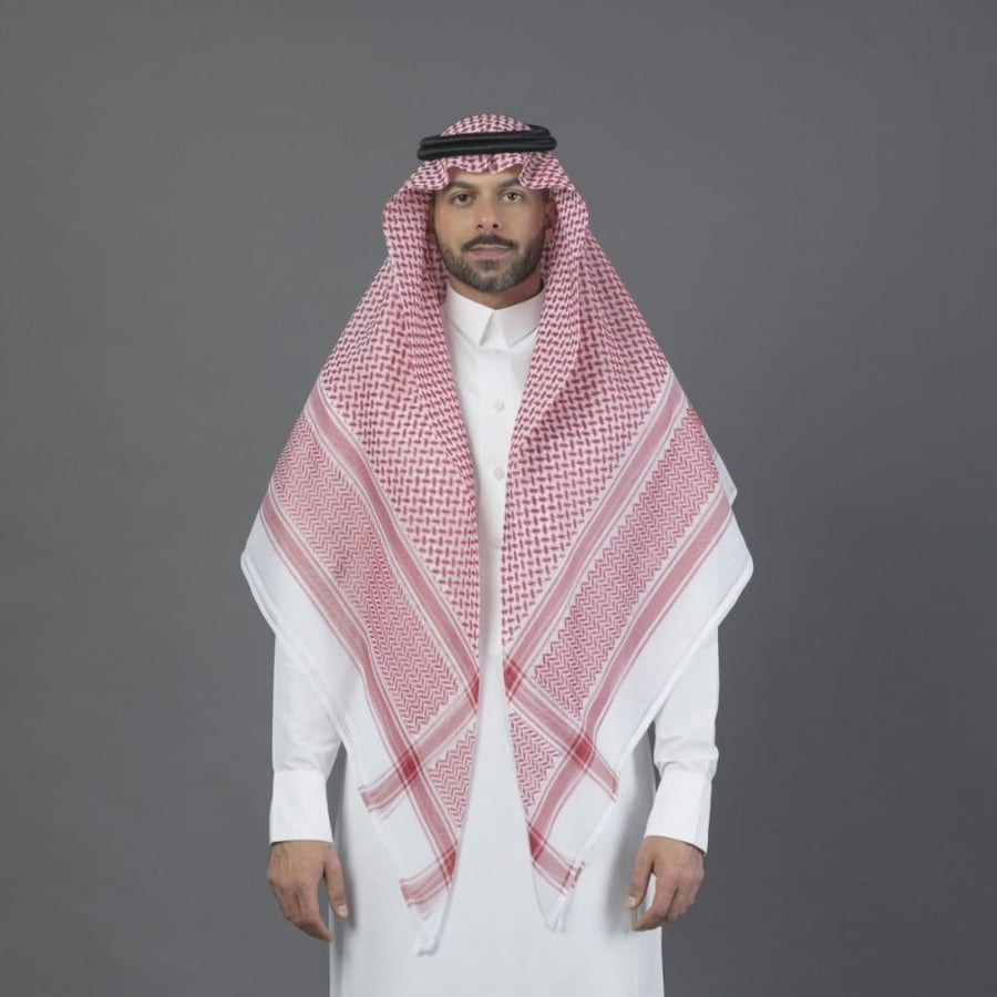 شماغ ماي فير احمر كلاسيك اخر اصدار 2026