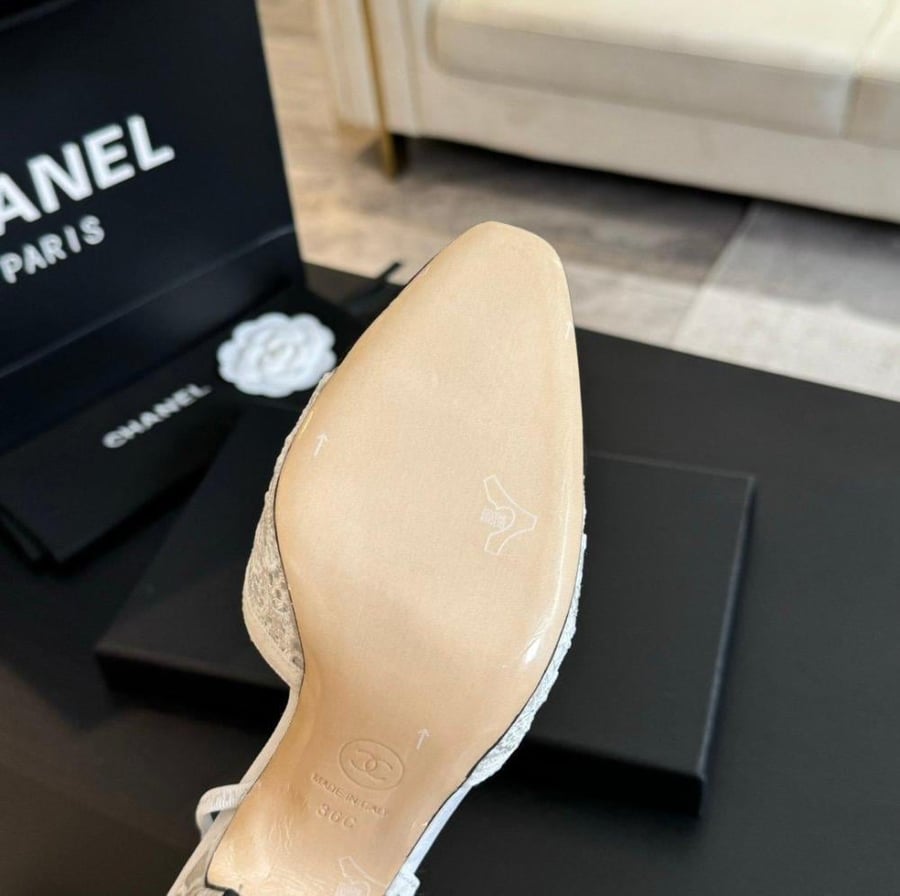 Chanel high heel shoe
