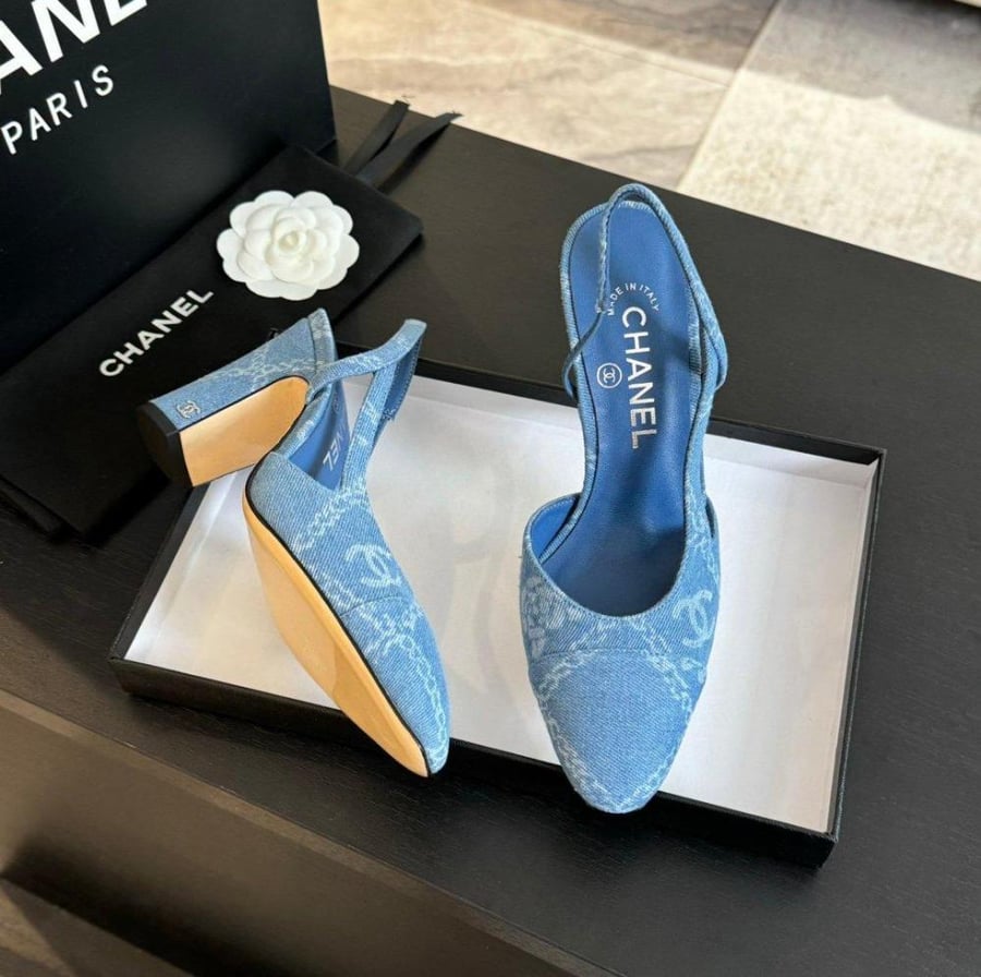 Chanel high heel shoe