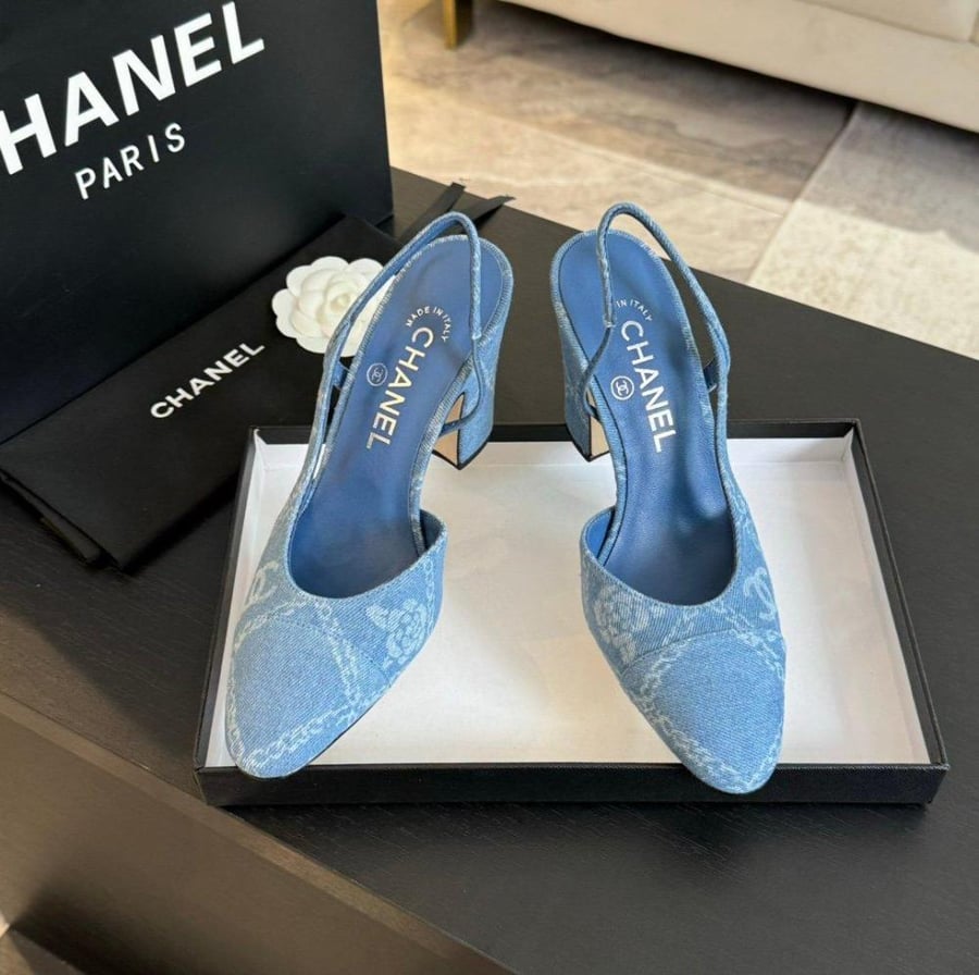 Chanel high heel shoe