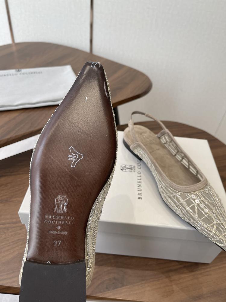 Abstract flats from Brunello Cucinelli