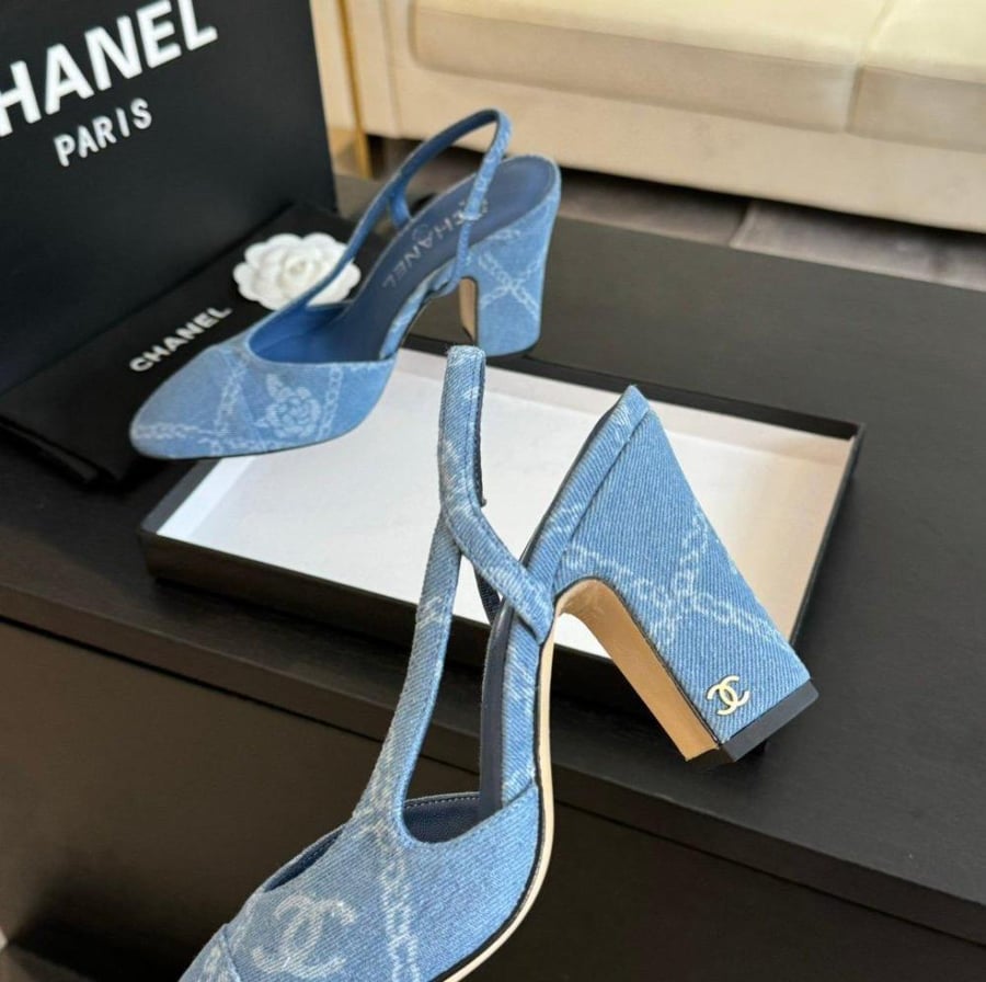 Chanel high heel shoe