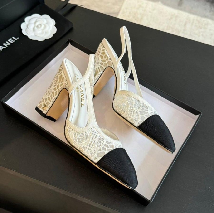 Chanel high heel shoe