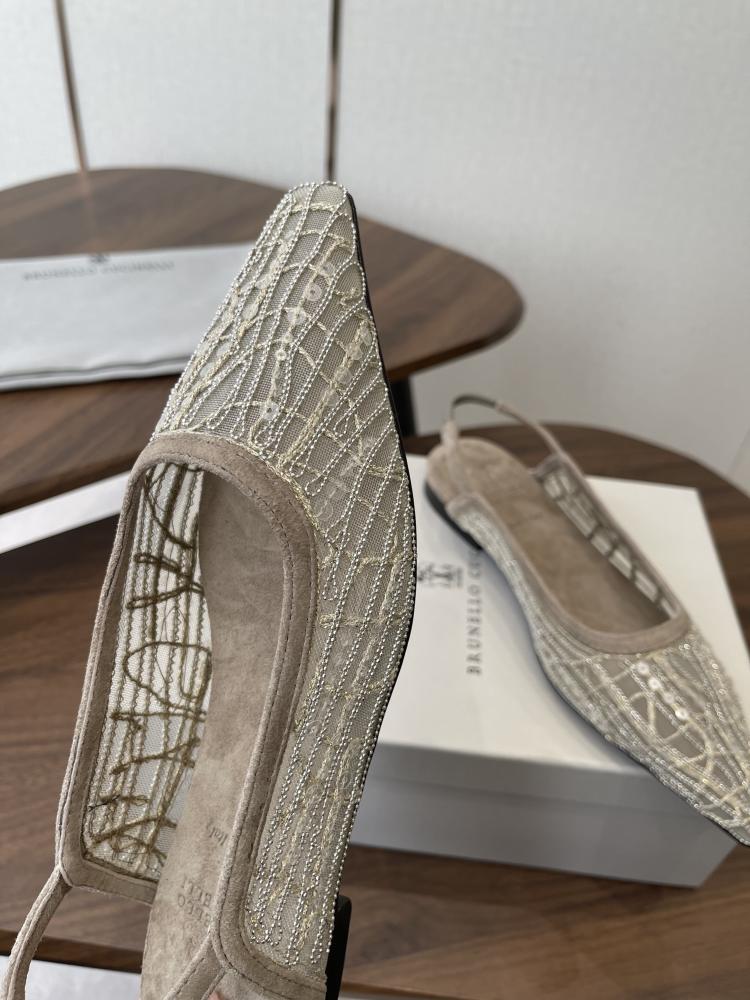 Abstract flats from Brunello Cucinelli