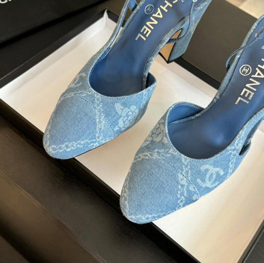 Chanel high heel shoe