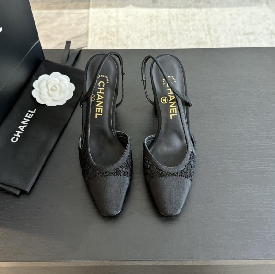 Chanel high heel shoe
