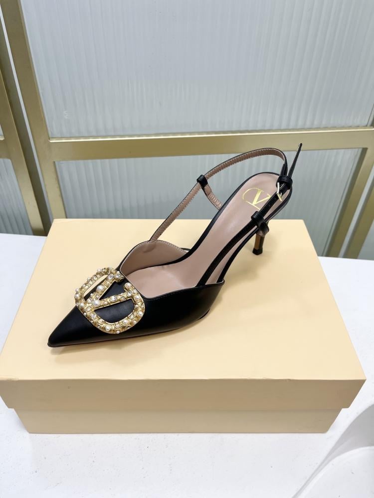 حذاء Vlogo Signature Slingback من فالنتينو