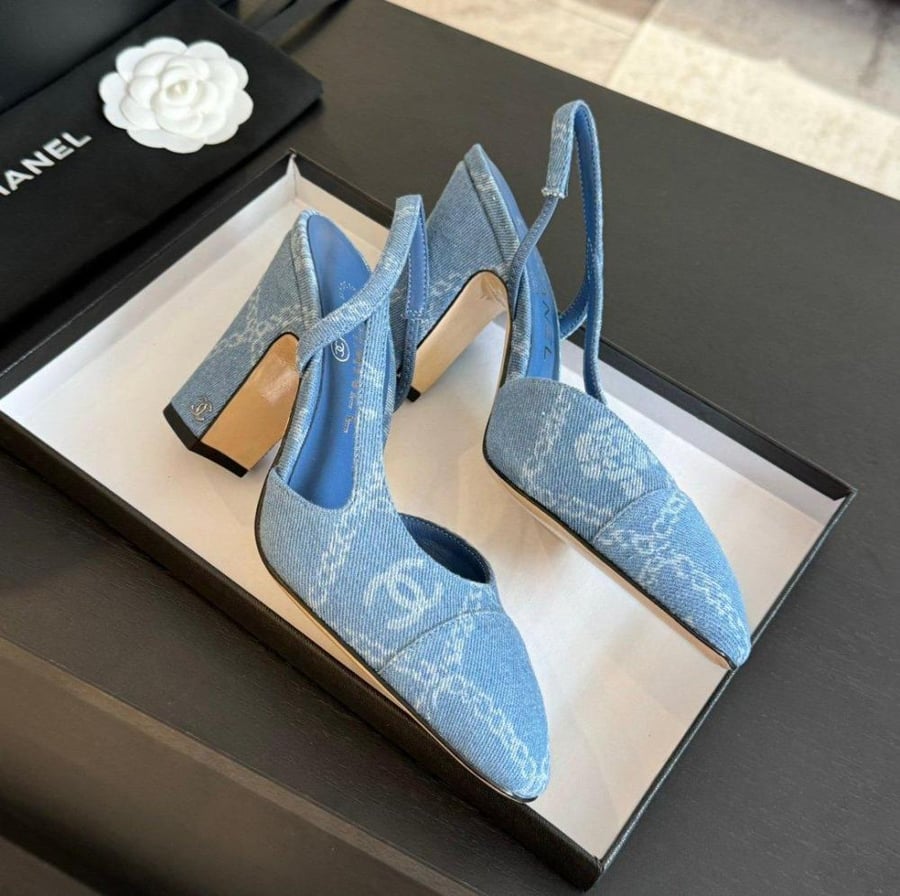Chanel high heel shoe