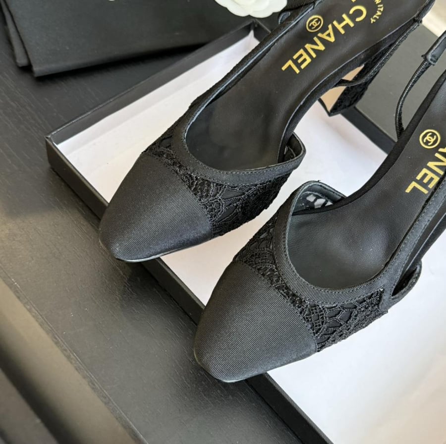 Chanel high heel shoe