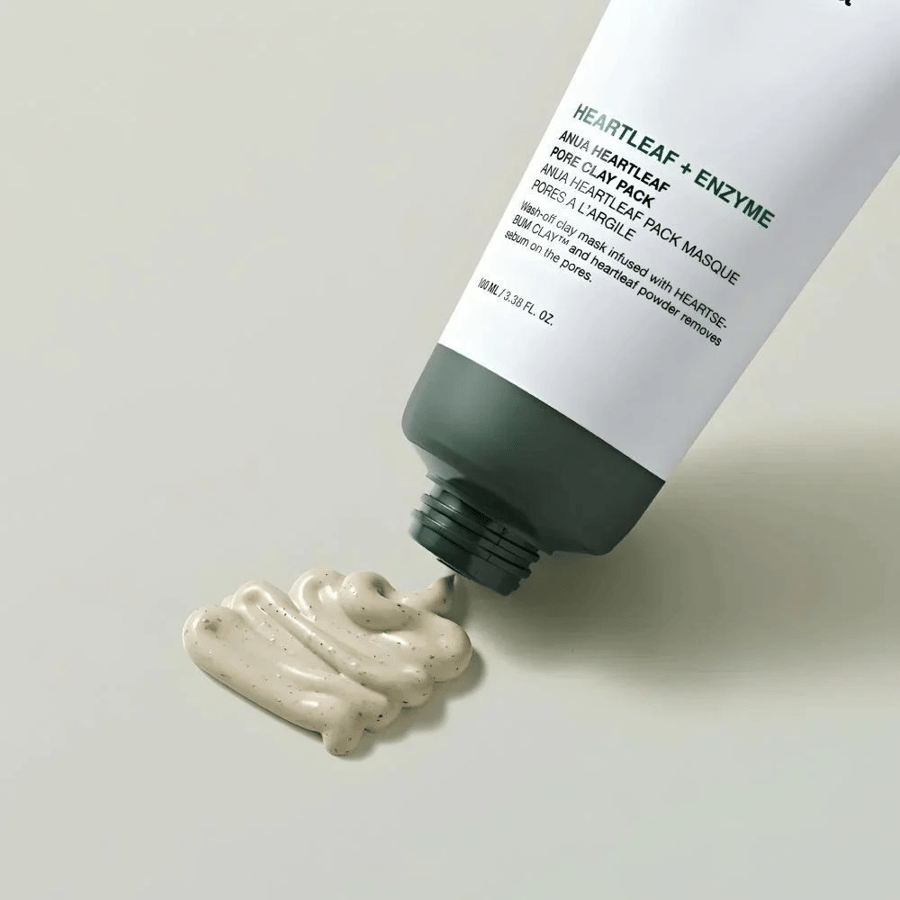 Clay foam for pore cleaning from Anwa Hart Leaf - 100ml