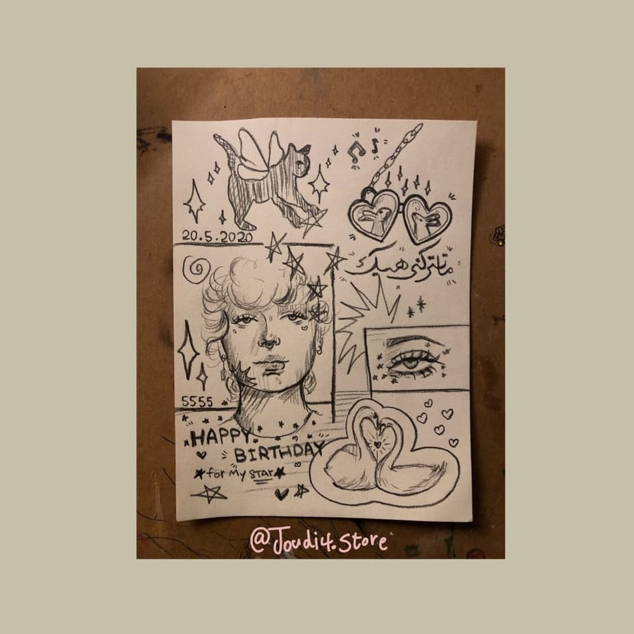 رسم سكتش عشوائي