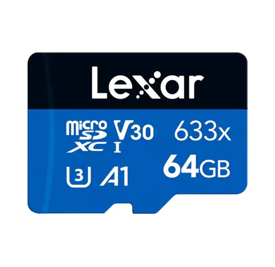بطاقة ذاكرة ليكسار 64GB -4K فائقة السرعة