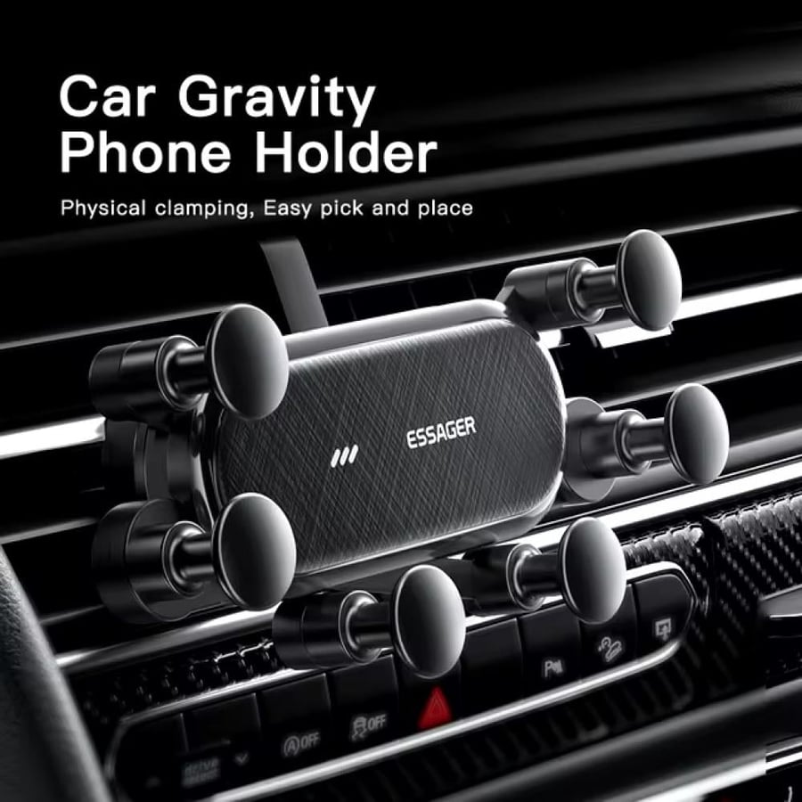 حامل الهاتف للسيارة دوران 360 درجة 6 أذرع