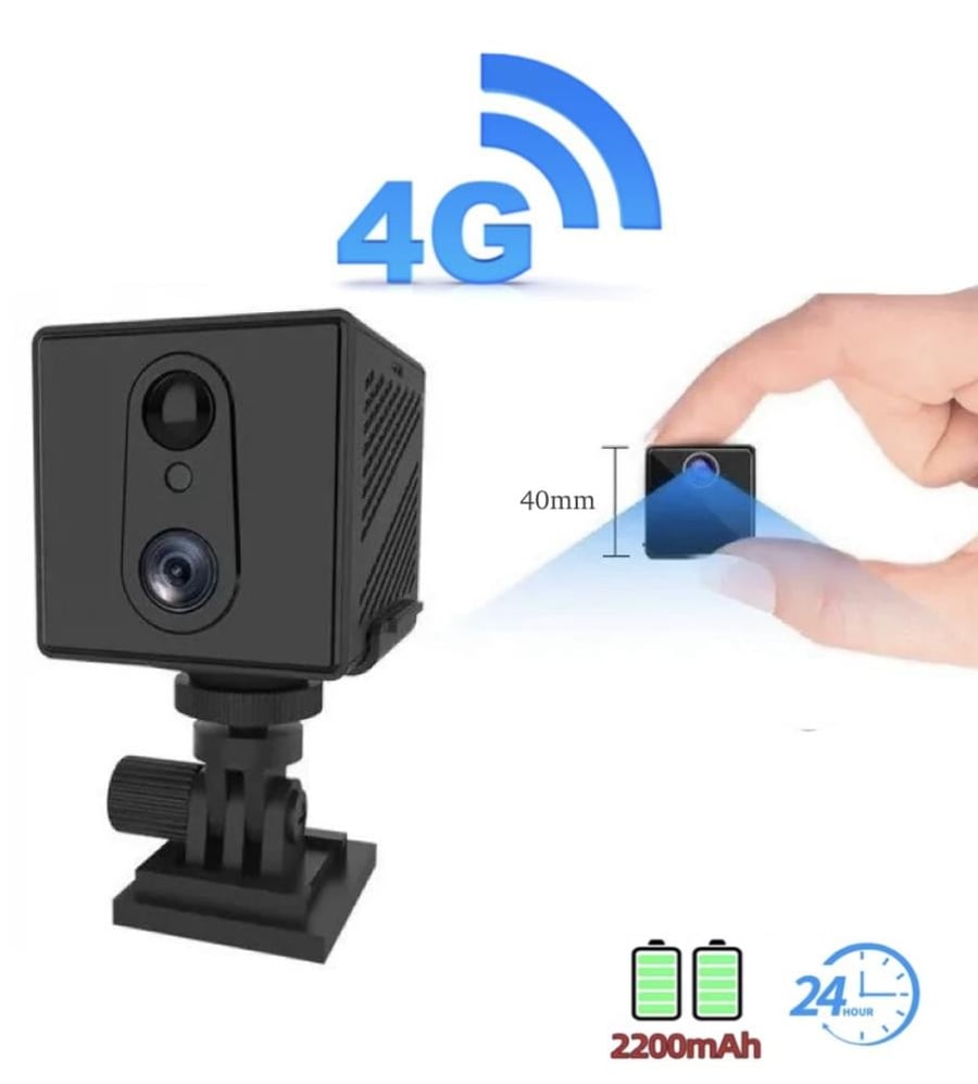 كاميرا 4G صغيرة الحجم قابلة للشحن تستمر 24 ساعة