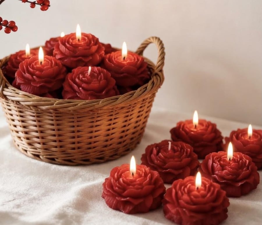 شموع الجوري 12 حبة