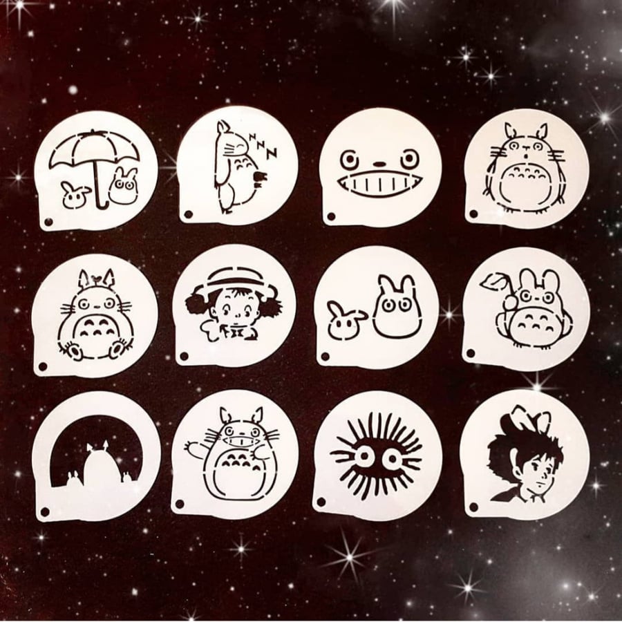 استنسل Totoro من Ghibli studio