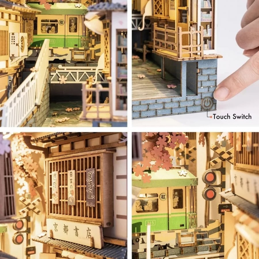 ممر اليابان بين الكتب | Sakura Densya Book Nook | DIY