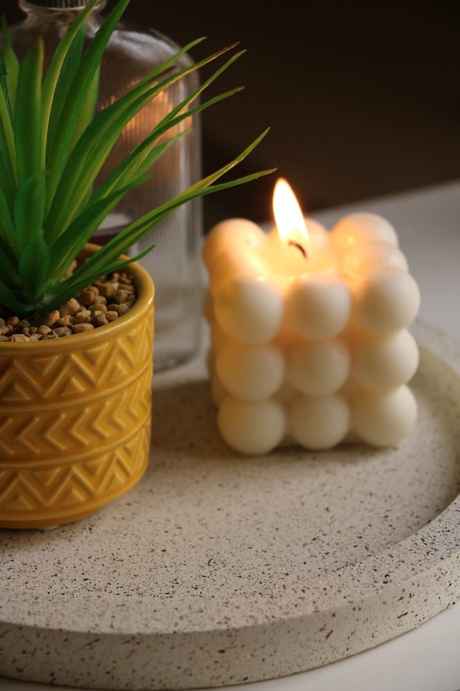 طبق كبير من مجموعة beige stone