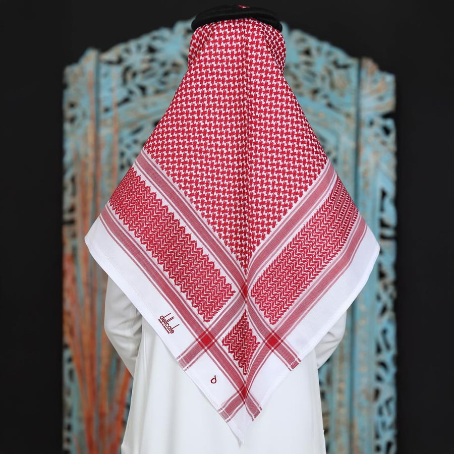شماغ ديليكات احمر - dellcate