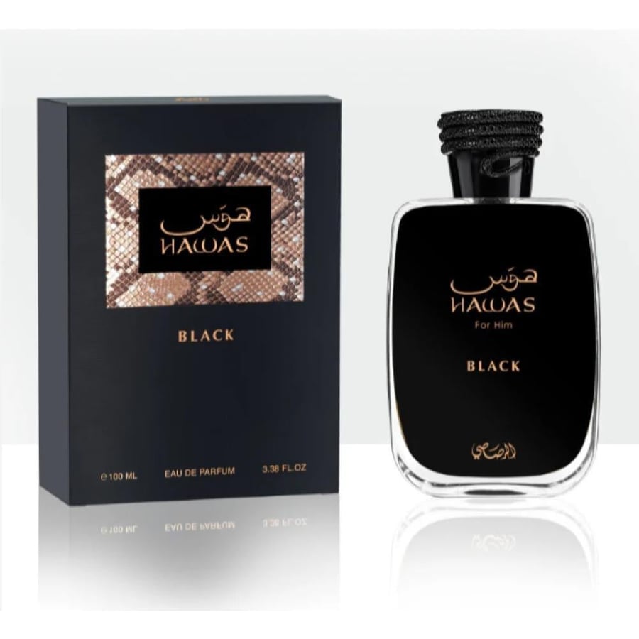 Hawas Black Gray Perfume, Gray or Eau de Parfum 100ml
